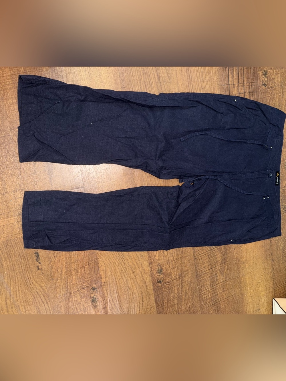 Lee Navy Straight-Leg Pants